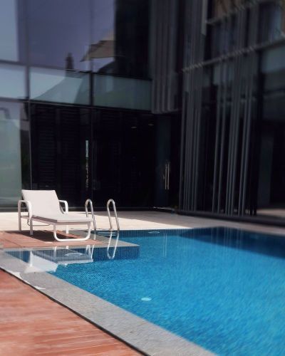 clubhouse day use pool at Cairo Festival city apartments for rent by Axxodia
