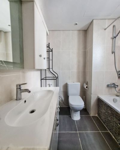 Master Bathroom At furnished Apartment For Rent in New Cairo, Cairo Festival City By Axxodia